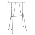  Stahlrohr-Gerückbock müba-Stahlrohr-Gerüstbock,1,20 m breit, Höhenverstellbar von 0,75 - 1,30 m, Tragfähigkeit 1500kg, verzinkt 12444229