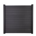  GroJa Steckzaun GroJa Solid Stecksystem Anthrazitgrau - 180x180 cm Bausatz 12466956