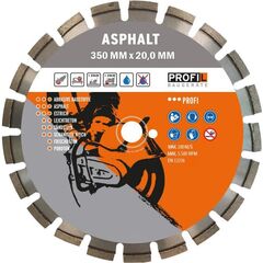  Zubehör PROFIL Diamantscheibe für Asphalt 350 x 25,4 mm 12449342