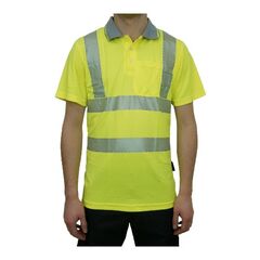  PROFIL Warnschutzkleidung PROFIL Warn-Poloshirt Paul leuchtgelb, Gr. 4XL 12449257