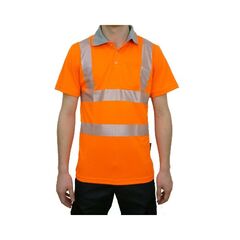  Arbeitskleidung PROFIL Warn-Poloshirt Paul orange, Gr. 5XL 12449259