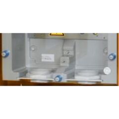  Verteilerschränke PROFIL Anschlussverteilerschrank für Baustromverteiler - P-VEV 63/221-6/V2/X/RAL1018 - nach DIN VDE0100/704:2018-10 12449312