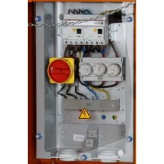  Verteilerschränke PROFIL Anschlussverteilerschrank für Baustromverteiler - P-VEV 63/221-6/V2/X/RAL1018 - nach DIN VDE0100/704:2018-10 12449312