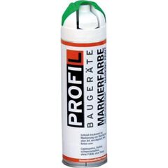  Markierungs-Produkte PROFIL Baustellen Markierungsspray | 500 ml, grün | Zur Freigabe- und Zugangsmarkierung 12449486