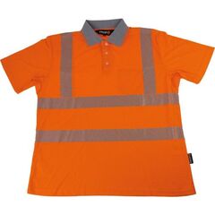  Profil für Hoch-/Tiefbau PROFIL Warn-Poloshirt Paul orange, Gr. 5XL 12449244