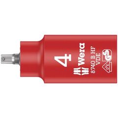  Zyklop VDE Knarre und Zubehör - Stückgeprüfte Sicherheit. 8740 B VDE HF Zyklop Bitnuss, isoliert, mit 3/8"-Antrieb, mit Haltefunktion für Innensechskantschrauben, 4 x 55 mm 12452972