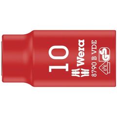  Zyklop VDE Knarre und Zubehör - Stückgeprüfte Sicherheit. 8790 B VDE Zyklop-Steckschlüsseleinsatz, isoliert, mit 3/8"-Antrieb, 10 x 46 mm 12452970