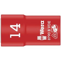  Zyklop VDE Knarre und Zubehör - Stückgeprüfte Sicherheit. 8790 B VDE Zyklop-Steckschlüsseleinsatz, isoliert, mit 3/8"-Antrieb, 14 x 46 mm 12452974