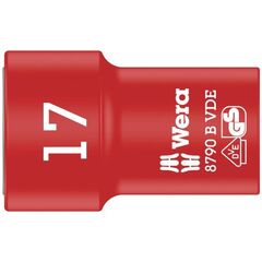  Zyklop VDE Knarre und Zubehör - Stückgeprüfte Sicherheit. 8790 B VDE Zyklop-Steckschlüsseleinsatz, isoliert, mit 3/8"-Antrieb, 17 x 46 mm 12452949