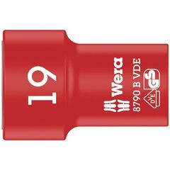  Zyklop VDE Knarre und Zubehör - Stückgeprüfte Sicherheit. 8790 B VDE Zyklop-Steckschlüsseleinsatz, isoliert, mit 3/8"-Antrieb, 19 x 46 mm 12452953