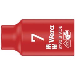  Zyklop VDE Knarre und Zubehör - Stückgeprüfte Sicherheit. 8790 B VDE Zyklop-Steckschlüsseleinsatz, isoliert, mit 3/8"-Antrieb, 7 x 46 mm 12452950