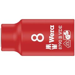  Zyklop VDE Knarre und Zubehör - Stückgeprüfte Sicherheit. 8790 B VDE Zyklop-Steckschlüsseleinsatz, isoliert, mit 3/8"-Antrieb, 8 x 46 mm 12452959