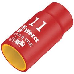  Zyklop VDE Knarre und Zubehör - Stückgeprüfte Sicherheit. 8790 B VDE Zyklop-Steckschlüsseleinsatz, isoliert, mit 3/8"-Antrieb, 10 x 46 mm 12452970