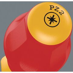  Kraftform Comfort VDE 1165 i PZ VDE-isolierter Kreuzschlitz-Schraubendreher, PZ 1 x 80 mm 12453160