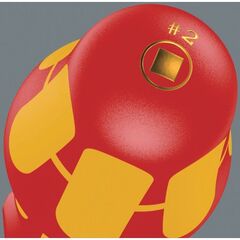  Kraftform Plus – Serie 100 VDE 168 i VDE-isolierter Vierkant-Schraubendreher, # 2 x 100 mm 12453035