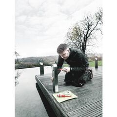  Kraftform Edelstahl Schraubendreher VDE 3160 i VDE-isolierter Schlitz-Schraubendreher, Edelstahl, 1 x 5,5 x 125 mm 12453191