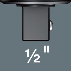  Serie Einsteckwerkzeuge 7772 C Einsteckknarre, umschaltbar, 1/2" x 58 mm 12455501