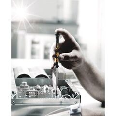  Serie ESD 1550/6 ESD Elektroniker-Schraubendrehersatz + Rack, 6-teilig 12452447