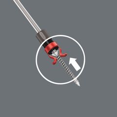  Schraubzubehör 1441 SB Schraubkralle für Schraubendreherklingen, lange Bits und Winkelschlüssel mit Festhaltefunktion für Schrauben, 4,5-6 x 41 mm 12452428