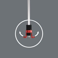  Schraubzubehör 1441 SB Schraubkralle für Schraubendreherklingen, lange Bits und Winkelschlüssel mit Festhaltefunktion für Schrauben, 4,5-6 x 41 mm 12452428