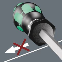  Kraftform Plus – Serie 300 378 B Schlitz-Schraubendreher, 1,2 x 6,5 x 125 mm 12452128