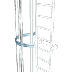  3/4-Rückenschutzbügel für seitlichen Ausstieg 3/4-Rückenschutzbügel für seitlichen Ausstieg, Edelstahl 12457159