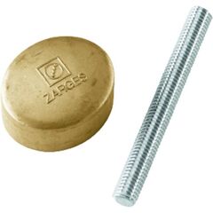  Zubehör und Einzelteile für Brunnenabdeckungen Verschlusskappe Messing mit Sicherungsstift 12457116