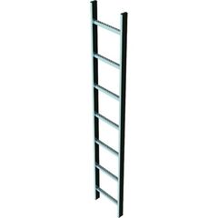  Schachtleiter Edelstahl Schachtleiter Edelstahl, 400 mm lichte Leiterbreite, 9 Sprossen 12457038