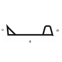  ABTROPFPROFIL ABTROPFPROFIL 45/10/10mm, L=200cm, AT4510B (Palette) 12445646