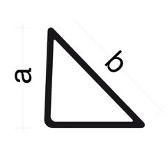  DREIKANTLEISTE OHNE NAGELFAHNE DREIKANTLEISTE 6mm, L=250cm, voll, D06A 12445662