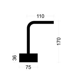  PLEXUS Einzelleiste PLEXUS Einzelleiste BK1210E 12mm, s=10cm, Typ"A" h=17cm, lü=46cm, v=11cm, Boxbreite=7,5cmBoxhöhe=36mm, L=125cm, PVC-Deckel, Farbe Blau, BST500 12445792