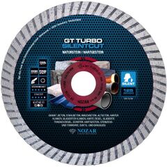  Diamanttrennscheibe GT Turbo Silentcut Nozar Diamanttrennscheibe, 230x22,23mm, GT Turbo Silentcut 12446113