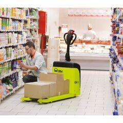  bis 1.200 Kg - Elektrischer Hub CX Pramac Elektrischer Niederhubwagen 1.200 kg - CX12 BASIC GEL - 1150 x 520 Singel 12448385