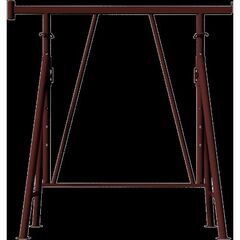  Faltgerüsttbock "Compakt" Schake Faltgerüstbock Compact S 1200 braun lackiert, Gr. 2 Höhe: 1m-1,75m 12449653