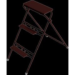  Putzerbock und Arbeitstritt Schake Arbeitstritt lackiert, 3 Stufen, Höhe 1,2m 12449669