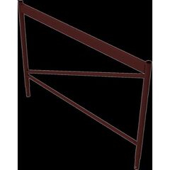  Kurbelgerüstbock Schake Aufsatzteil für Kurbel- & Universalgerüstböcke 1,5m,  lackiert 12449692