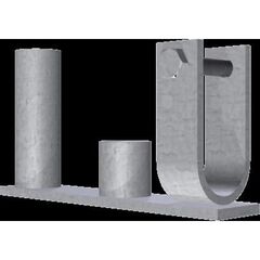  Mobilzaunzubehör Schake Bauzaunscharnier für den Einsatz bei Torelementen 12450347