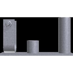  Mobilzaunzubehör Schake Bauzaunscharnier für den Einsatz bei Torelementen 12450347