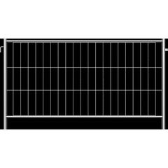  Mobilzäune feuerverzinkt Schake Mobilzaun „Profi”, Breite: 2,20 m, Höhe: 1,20 m, mit Haken und Ösen 12450297