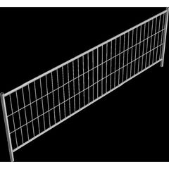  Mobilzäune sendzimirverzinkte Schake Mobilzaun „Standard”, Höhe: 1,20 m, Element 12450314
