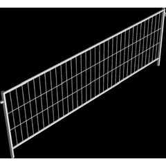  Mobilzäune feuerverzinkt Schake Mobilzaun „Profi”, Breite: 3,50 m, Höhe: 1,20 m, mit Haken und Ösen 12450298