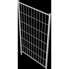  Mobilzäune sendzimirverzinkte Schake Mobilzaun „Standard”, Höhe: 2,00 m, Torelement 12450309