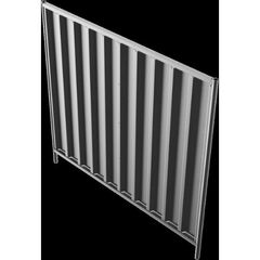  Trapezzäune Schake Mobilzaun Trapez, verzinkt, Höhe: 2,0 m 12450336