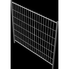  Mobilzäune sendzimirverzinkte Schake Mobilzaun „Standard”, Höhe: 2,00 m, Ausgleichselement 12450310