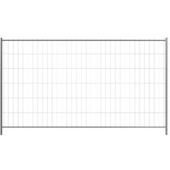  Mobilzäune sendzimirverzinkte Schake Mobilzaun „Cloud”, Höhe: 2,00 m, Element Breite: 3,50 m 12450320