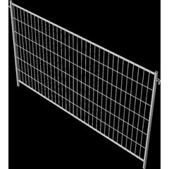  Mobilzäune sendzimirverzinkte Schake Mobilzaun „Light”, Höhe: 2,00 m, Element Breite: 3,50 m, mit Haken und Ösen 12450317