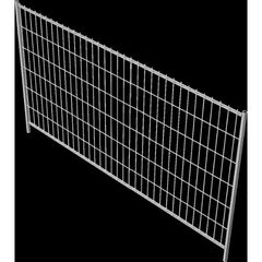  Mobilzäune sendzimirverzinkte Schake Mobilzaun „Standard”, Höhe: 2,00 m, Element 12450312