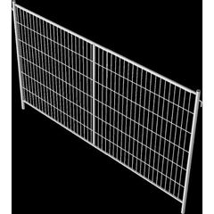  Mobilzäune feuerverzinkt Schake Mobilzaun "Profi M" , Breite: 3,50 m, Höhe: 2,00 m, mit Haken und Öse 12450292