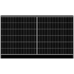  Mobilzäune feuerverzinkt Schake Mobilzaun "Profi M" , Breite: 3,50 m, Höhe: 2,00 m, ohne Haken und Ösen 12450291