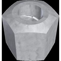  Zubehör für Schalung Schake Sechskantmuttern SW30, Länge: 30 mm 12449805